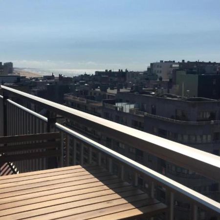 Sea And City View With Double Terrace Flat C Oostende Bagian luar foto