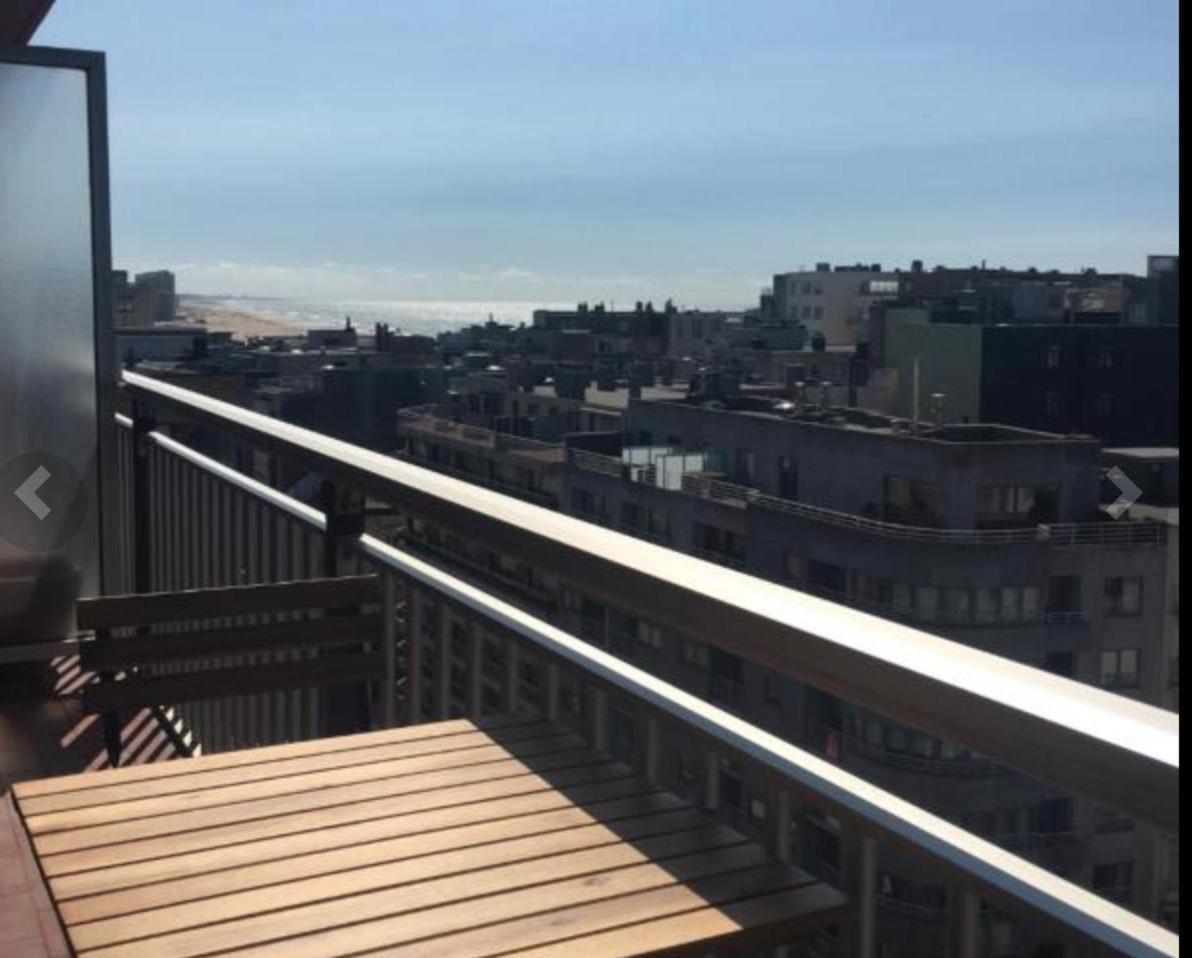 Sea And City View With Double Terrace Flat C Oostende Bagian luar foto